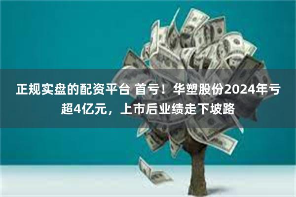 正规实盘的配资平台 首亏！华塑股份2024年亏超4亿元，上市后业绩走下坡路
