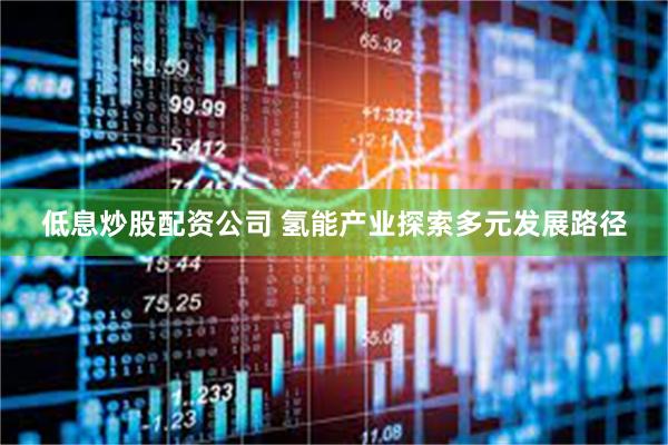 低息炒股配资公司 氢能产业探索多元发展路径